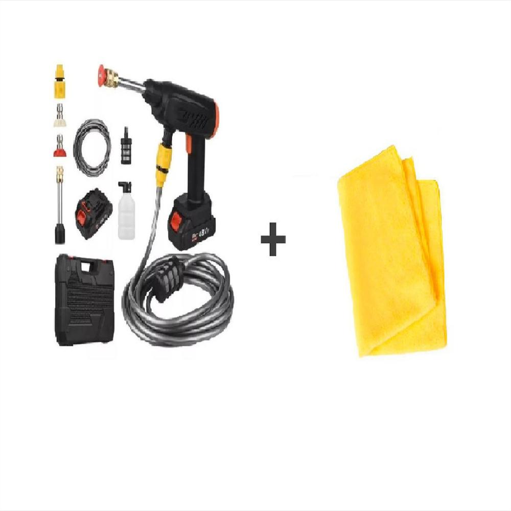 hidrolavadora inalambrica portatil 48v mas toalla microfibra