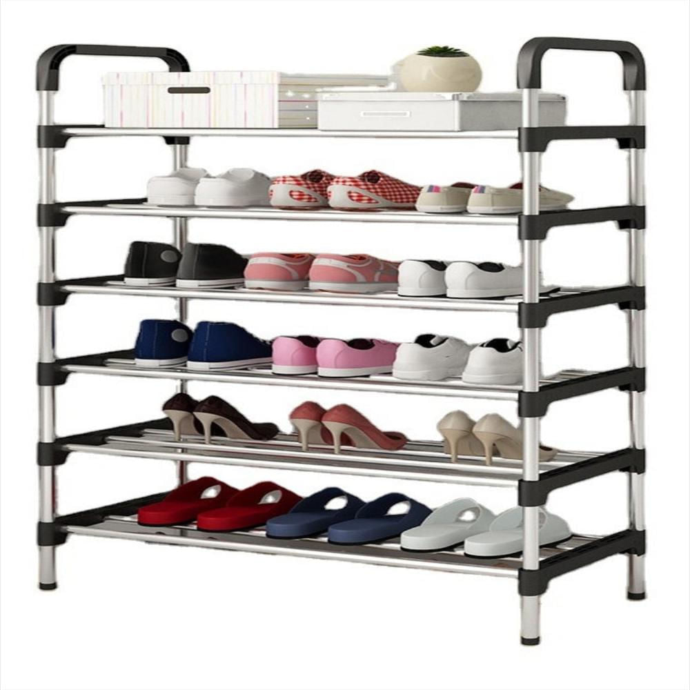 Organizador Zapatero Metálico 6 Niveles – Shoe Rack de Gran Capacidad y Alta Resistencia