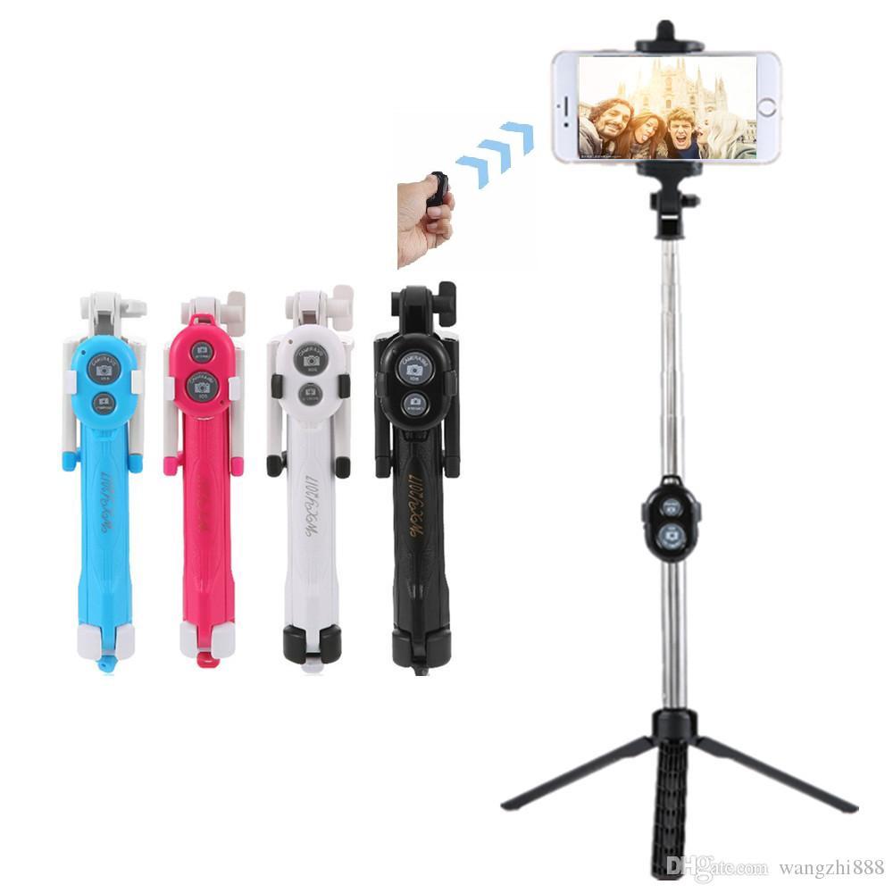 palo selfie tripode obturador bluetooth
