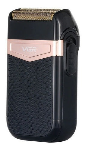 Afeitadora Inalámbrica VGR V-331 Hombre | Recargable USB, Cuchillas Giratorias, IPX7, Cabezal Flotante, Ideal para Viajes