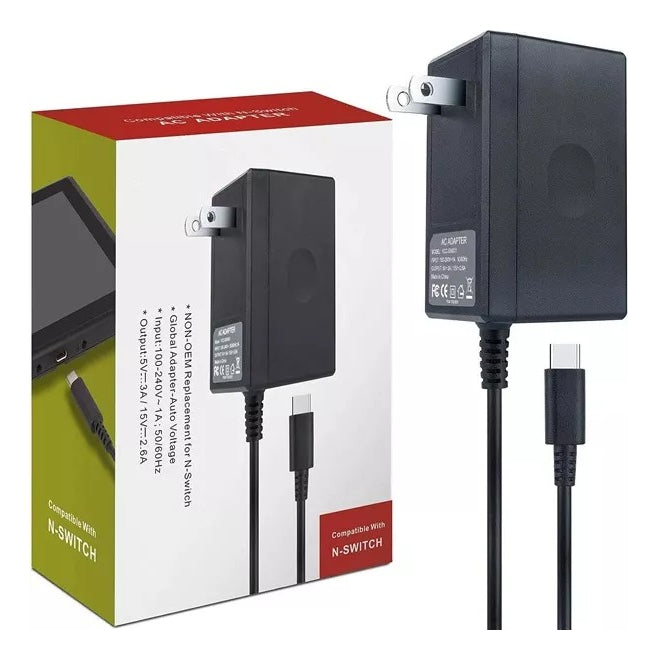 Adaptador de Corriente para Nintendo Switch / Switch OLED / Switch Lite