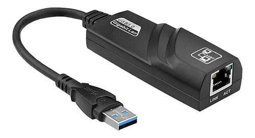 Adaptador USB 3.0 a Ethernet RJ45 LAN Gigabit – Conexión Rápida y Estable para PC y Laptops