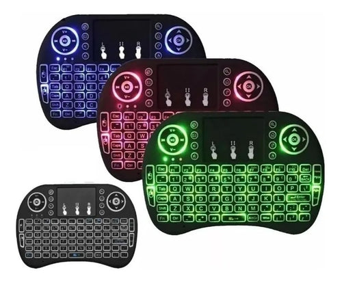 Air Mouse Control Remoto y Teclado Inalámbrico 2.4GHz | Touchpad, Smart TV, PC, Android TV, PS4, Xbox, Plug and Play