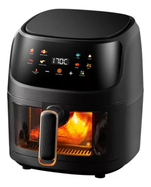 Freidora de Aire Sin Aceite 8L X-Home | Air Fryer Digital, Cocina Saludable, Control de Tiempo y Temperatura, Antiadherente