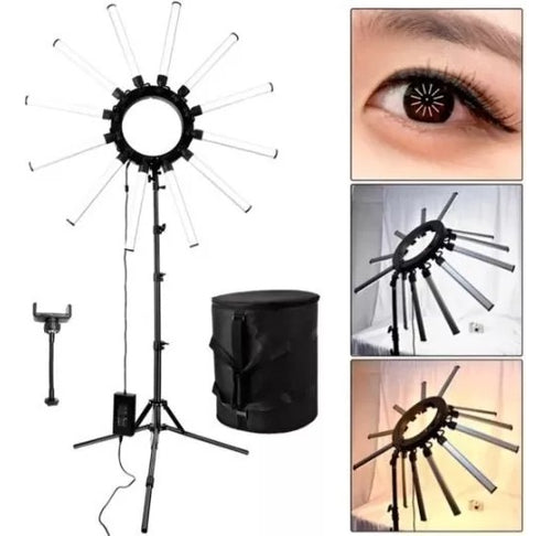 Aro De Luz Led 92cm Estrella 12 Tubos