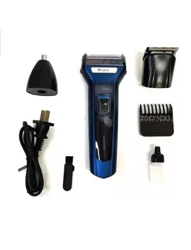 Afeitadora Eléctrica Hombre 3 en 1 Recargable | Rasuradora Facial, Nariz, Patillera, Máquina de Cortar Cabello Profesional