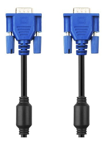 Cable Vga De 1.5 Metros Para Monitor Pc Notebook Con Filtros