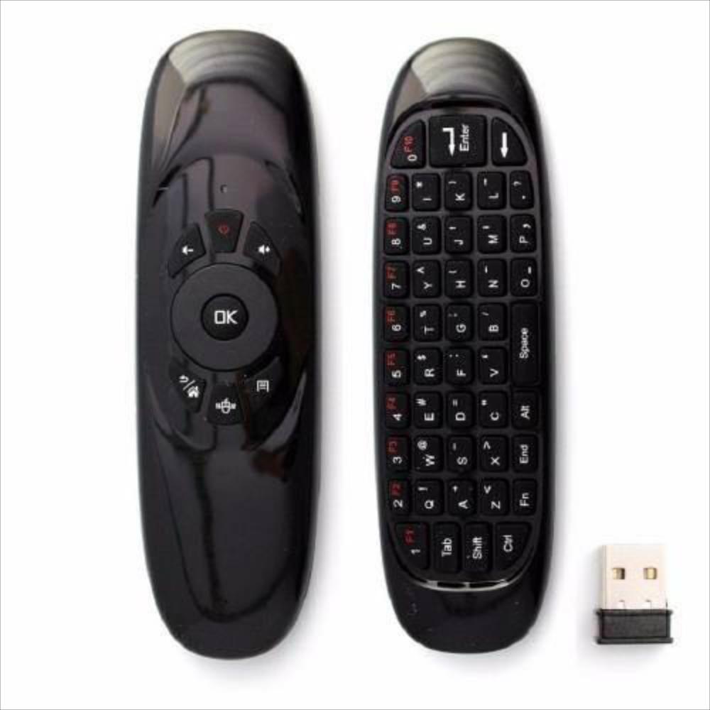 teclado control inalambrico air mouse smart tv