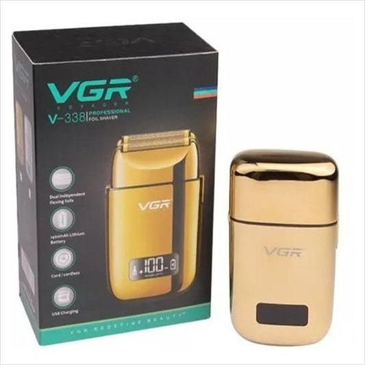 afeitadora shaver vgr 338 recargable digital profesional