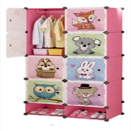 armario modular 8 cubos ideal para ropa y juguetes infantiles