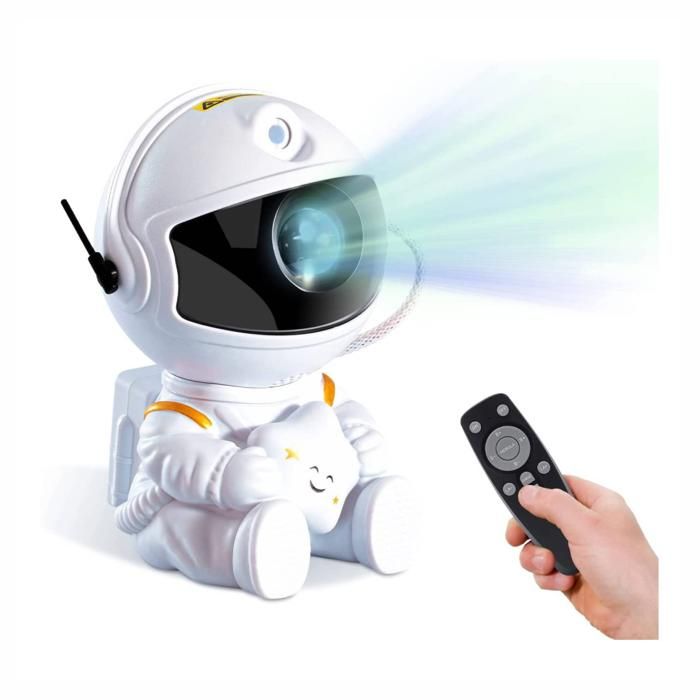 astronauta nebulosa proyector de luces con control remoto