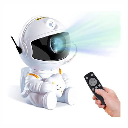 astronauta nebulosa proyector de luces con control remoto