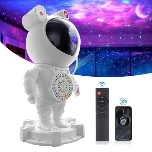 astronauta proyector de nebulosa stars parlante bluetooth