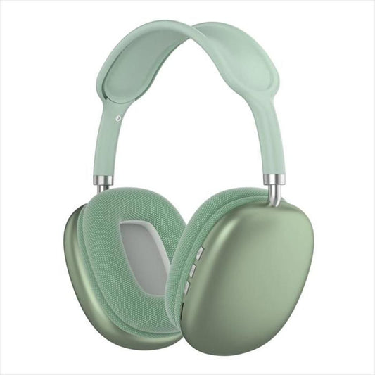 audifonos inalambricos bluetooth over ear diadema estereo p9 verde