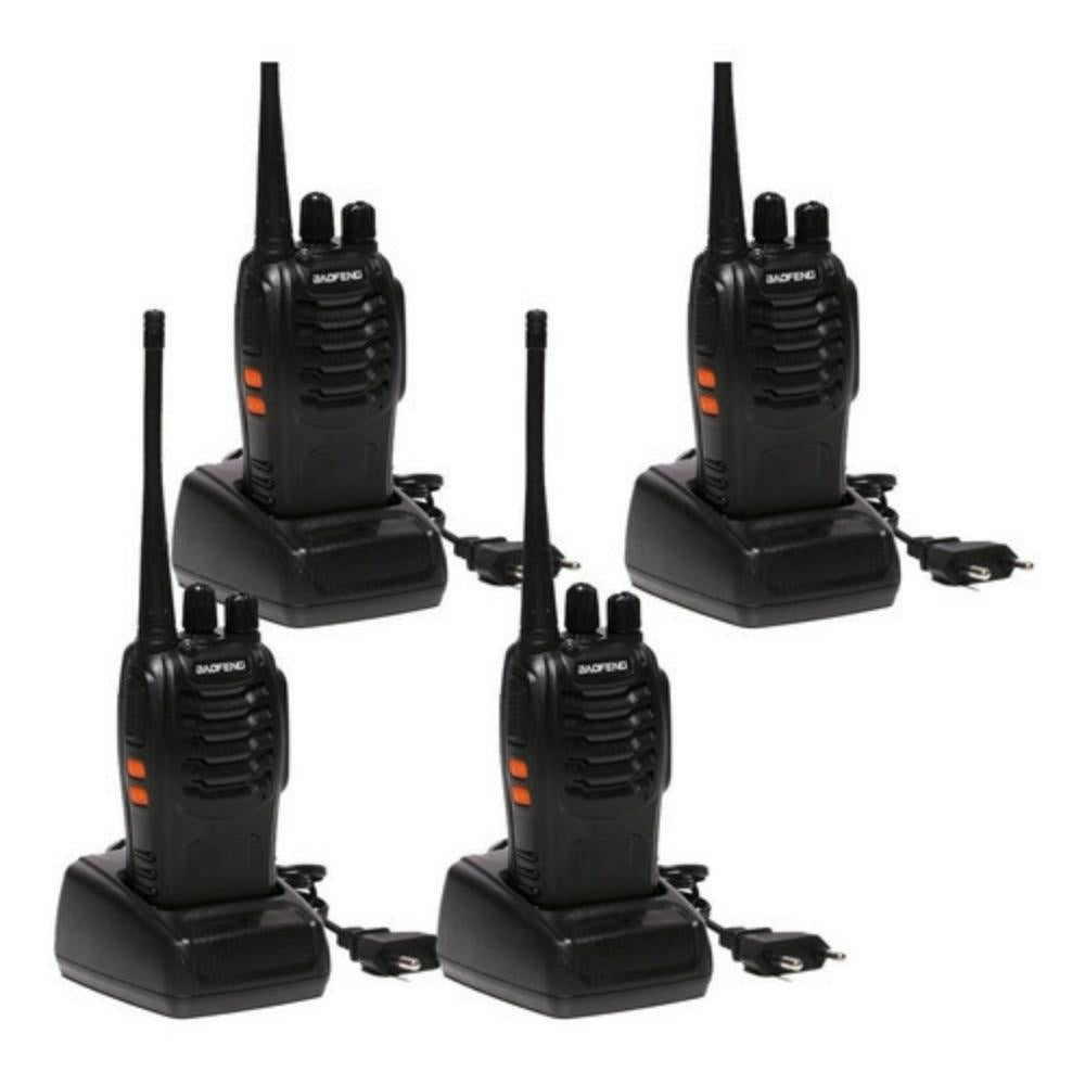 boquitoquis radio telefono baofeng 888s x 4 50km