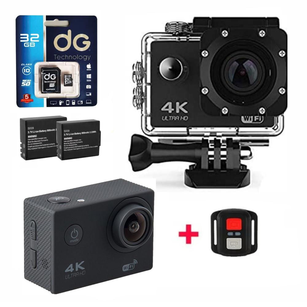 camara deportiva sumergible wifi control accesorios