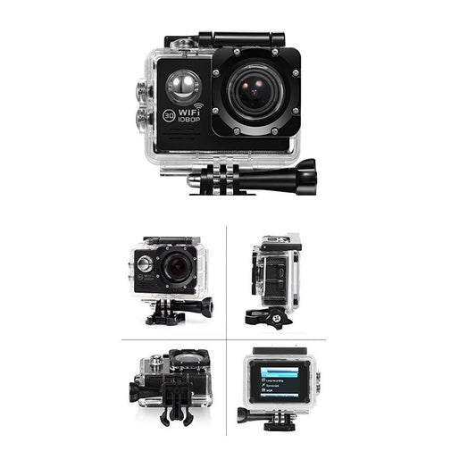 camara deportiva wi fi sumergible buceo moto casco sport neg