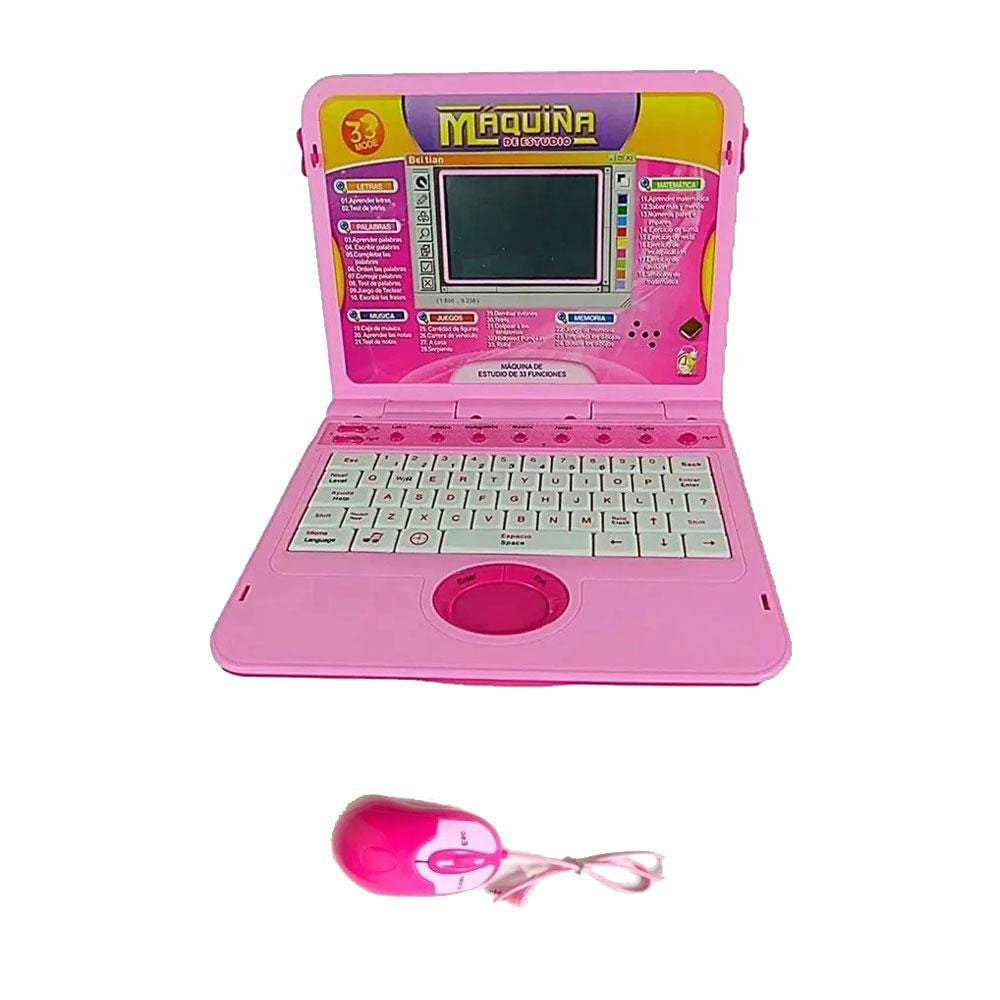 computador didactico 251 aprender 66 funciones ninas rosado infantil