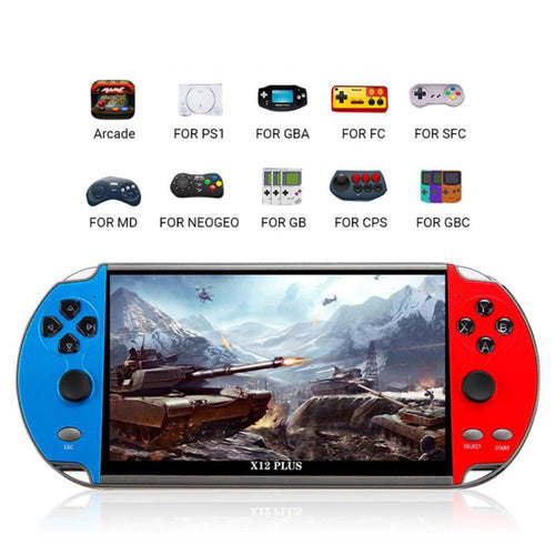 consola de juegos portatil mp5 x12 pantalla 7 pulgadas