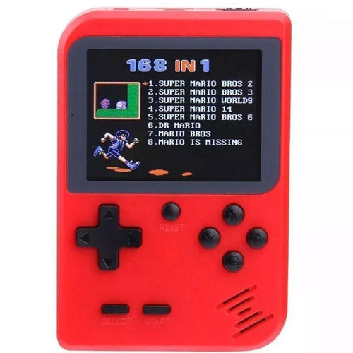 /consola juegos portatil sd retro mini game boy rojo