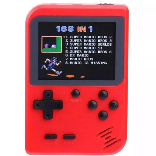 /consola juegos portatil sd retro mini game boy rojo