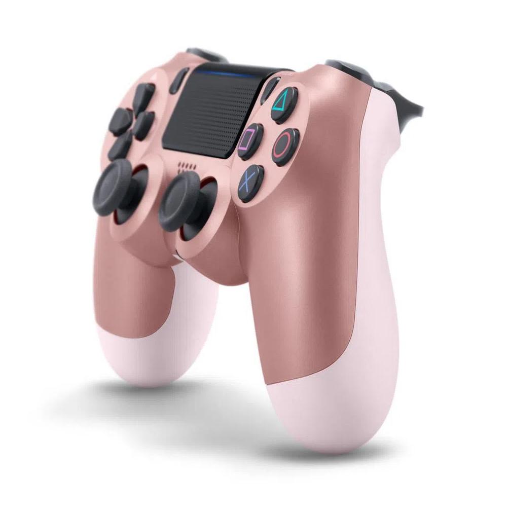 control para ps4 dualshock 4 2da generacion alternativo rose gold