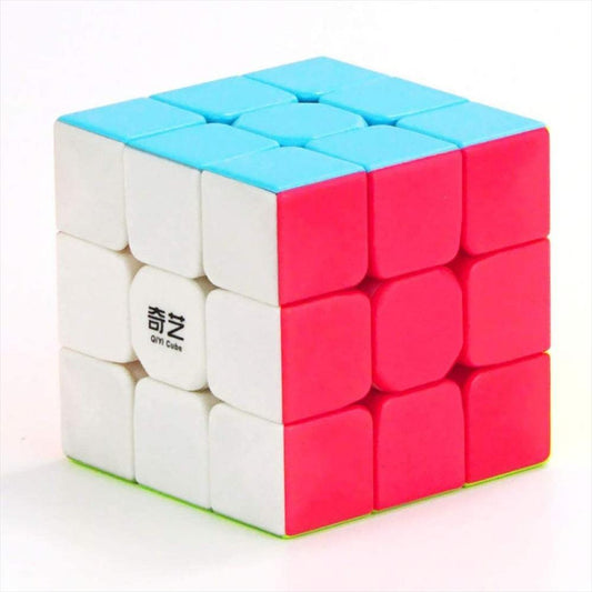 cubo rubik 3x3 qiyi warrior stickerless speed cube