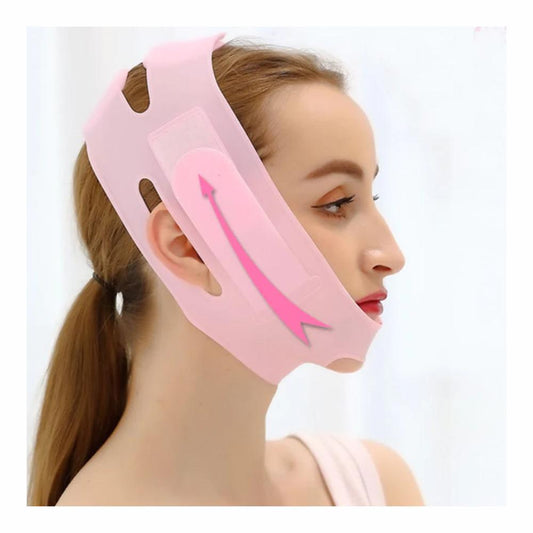 faja facial reductor de papada en silicona