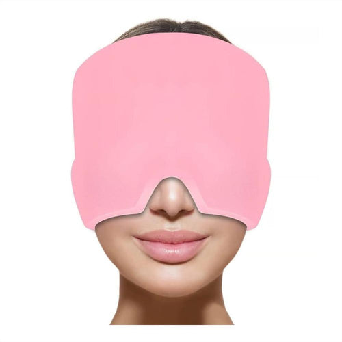 gorro gel alivio migrana dolor cabeza compresa frio caliente
