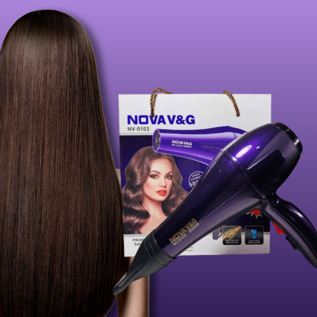 Secador de Pelo Nova 9105 Caliente Frio 5000w cabello