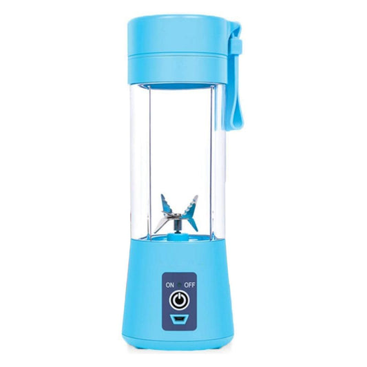 licuadora portatil batidora personal recargable juice blender azul