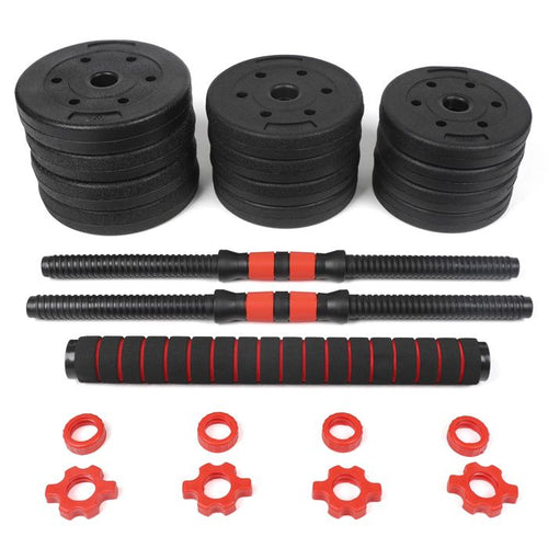 mancuernas kit pesas barras ajustables 20kg 40lb