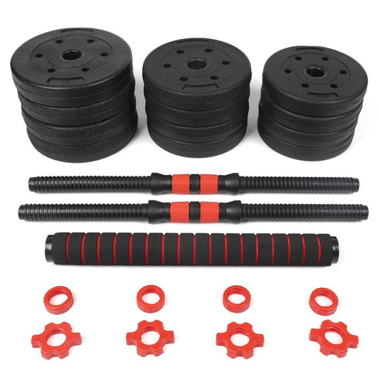mancuernas kit pesas barras ajustables 20kg 40lb