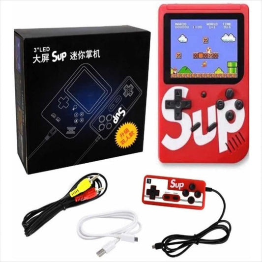 mini consola retro 400 juegos portatil para 2 jugadores