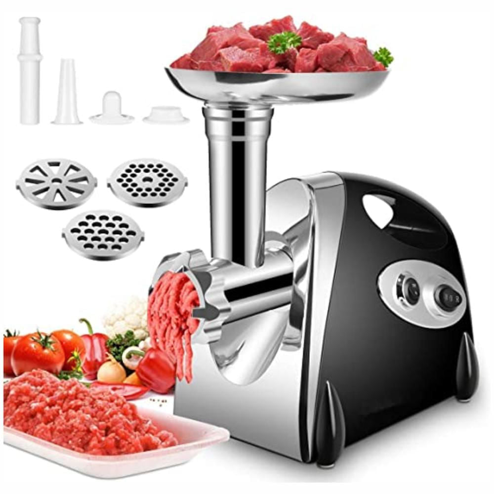 molino electrico para carne swisshome 2800w embutidor aceesorios