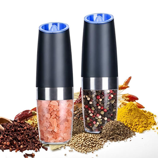 molino electrico para especias sal pimienta por gravedad led
