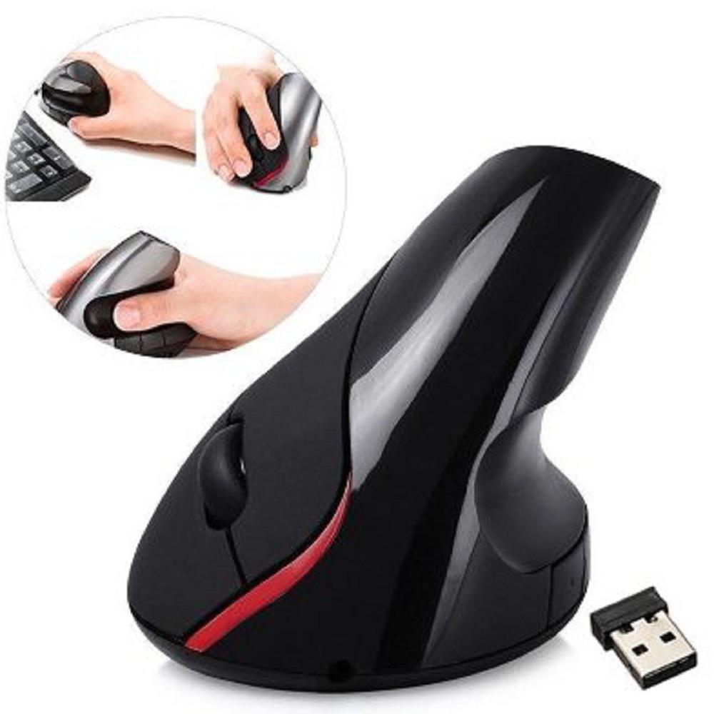 mouse vertical recargable inalambrico 5d tunel carpiano
