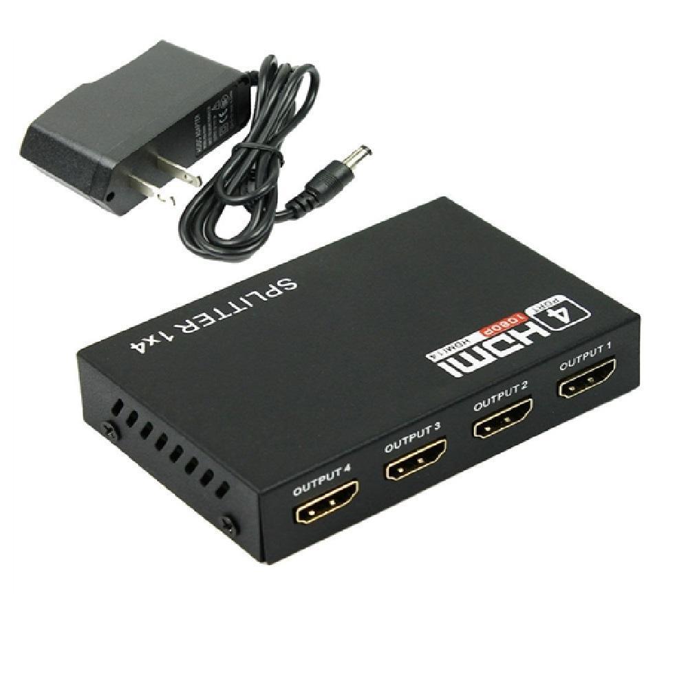 multiplicador splitter hdmi 1x4 1 entrada 4 salidas