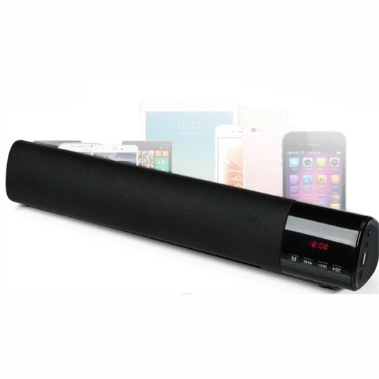 parlante mini barra de sonido bluetooth radio fm