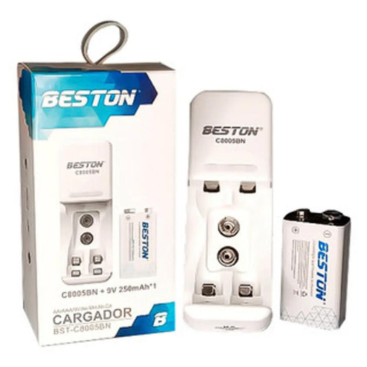 pila bateria cuadrada recargable 9v 250 mah beston