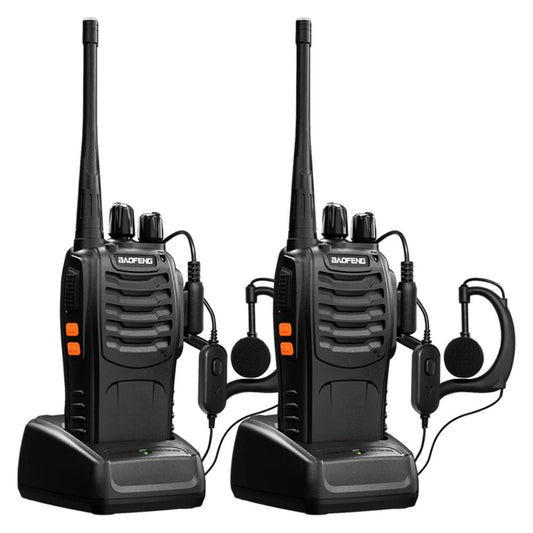 radio intercomunicador walkie takie boafeng bf 888s kit x 2