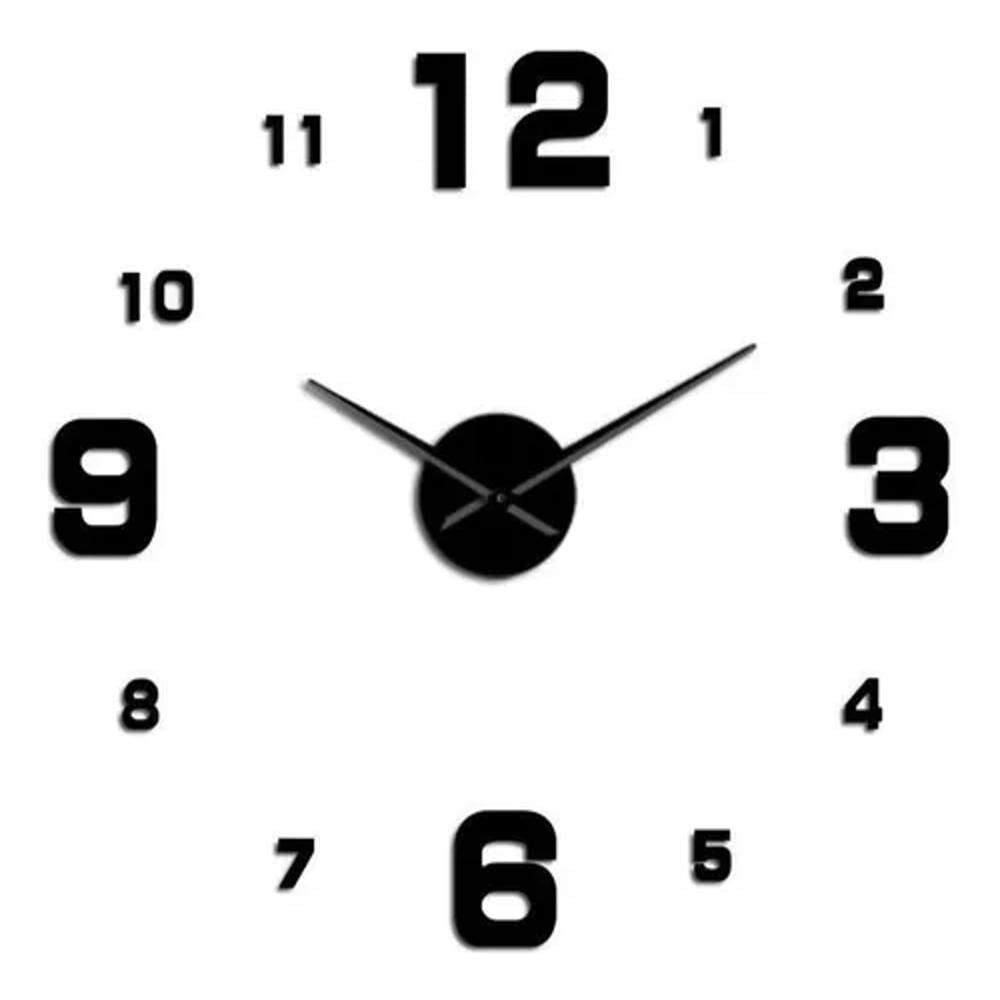 reloj de pared 3d con acrilico 150 cm