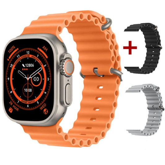 reloj inteligente smartwatch serie 8 w68 ultra max con gps regalo correa protector de pantalla