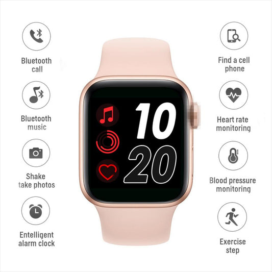 reloj inteligente t500 bluetooth llamada presion arterial smartwatchoro