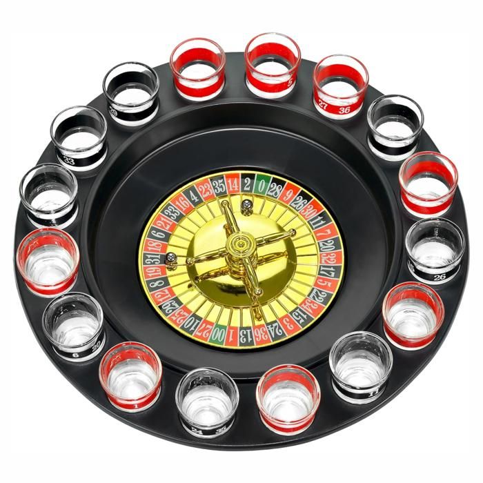 ruleta juego de shots 16 copas glass drinking