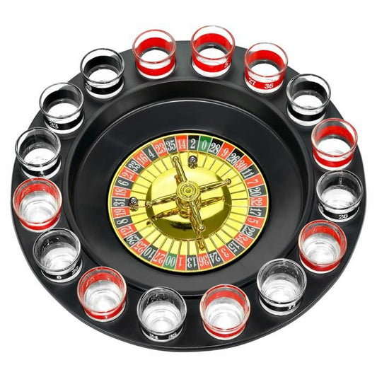 ruleta juego de shots 16 copas glass drinking