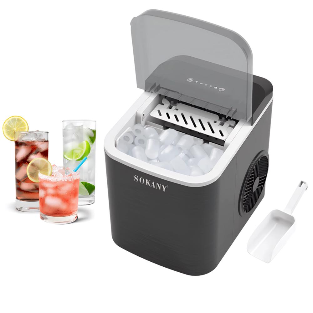 sokany maquina de hacer hielo portatil