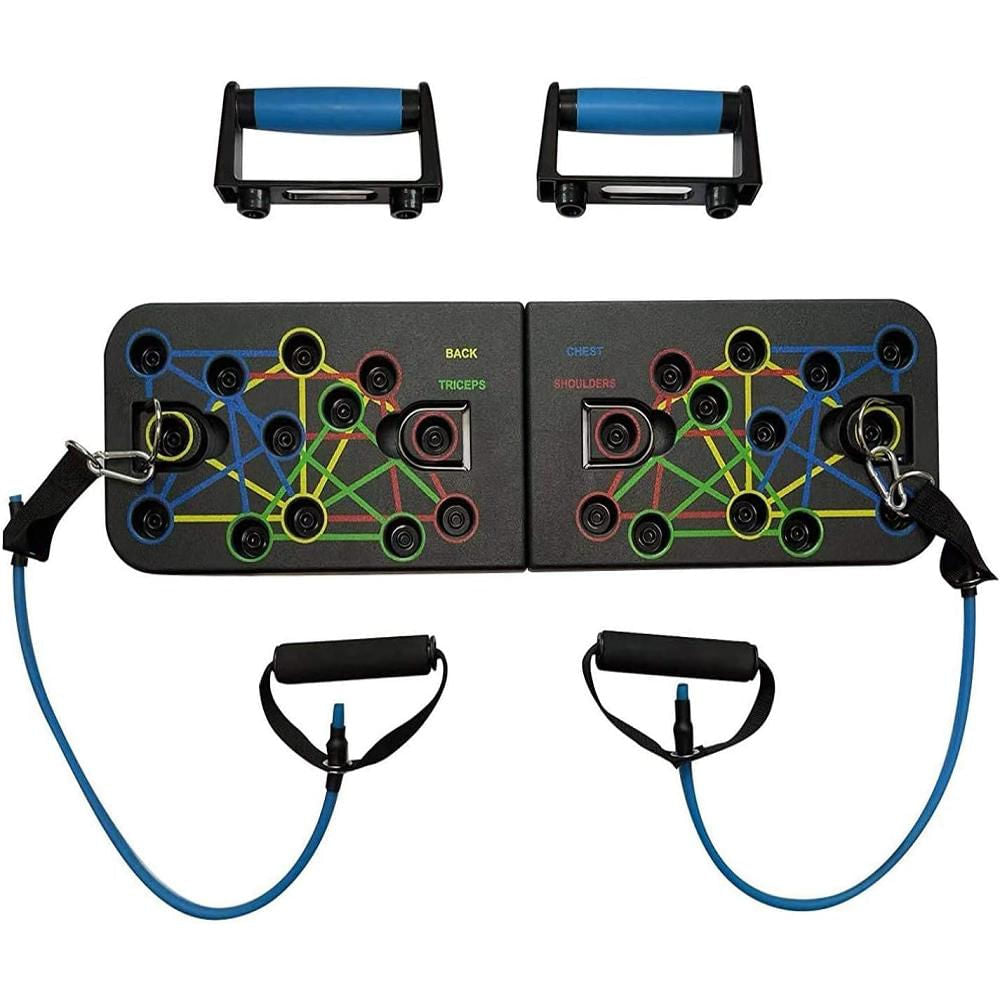 tabla push up bandas elasticas