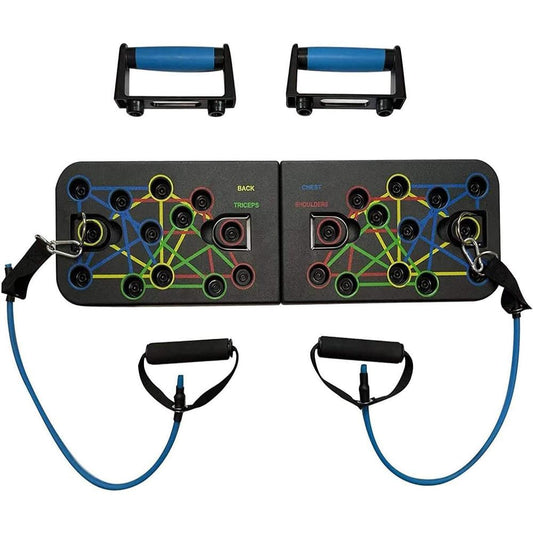 tabla push up bandas elasticas